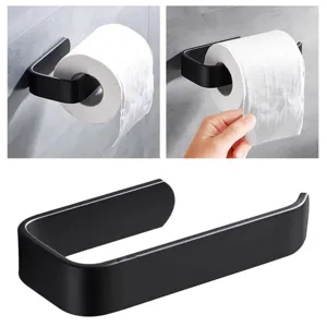 Support de Papier Hygiénique en Acrylique Mural Distributeur de Papier Toilette Moderne Minimaliste Étagère de Rangement pour Salle de Bains Cuisine