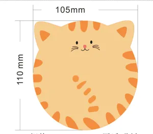 Süßer Kätzchen Acryl Untersetzer niedliche Cartoon Katzenohren Tassenmatte Tischdeko