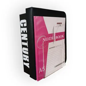 Serre-livres transparent en acrylique en forme de L étagère de rangement de bureau pour livres