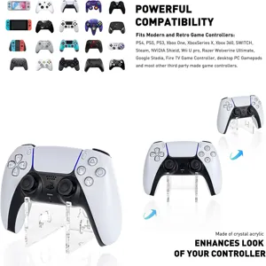 Supporto per controller di gioco in acrilico trasparente da tavolo per PS4 PS5 Xbox Switch