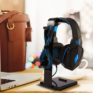 Acryl Gaming Headset Ständer Desktop Kopfhörer Halterung Tisch Display Ständer Aufbewahrung