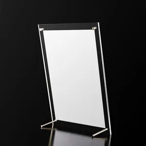 Transparant Acryl Fotolijst Duidelijk Certificaat Display Stand Desktop Foto Houder Document Licentie Frame Voor Kantoor Thuis