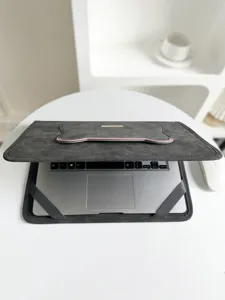 Graue Laptoptasche für 13 14 15 Zoll Notebooks süße minimalistische Schutzhülle Tasche.