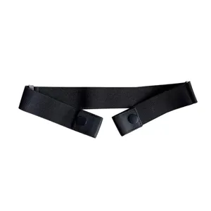 Adjustable elastic waist belt buckle-free stretch invisible waist band for women jeans