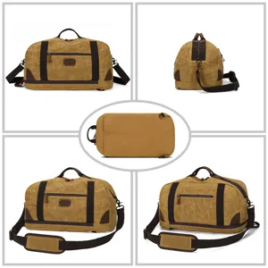 Vintage canvas reistas grote capaciteit casual schoudertas messenger bagage tas reizen