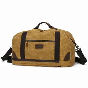 Vintage Canvas Reizen Duffle Tas Grote Capaciteit Vrijetijds Bagage Schouder Handtas