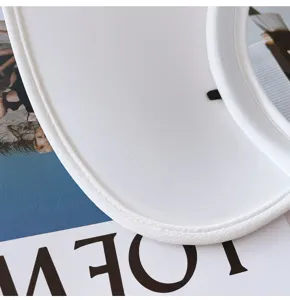 Λευκό γείσο ηλίου από μετάξι πάγου για γυναίκες, καλοκαιρινή υπαίθρια προστασία UV.