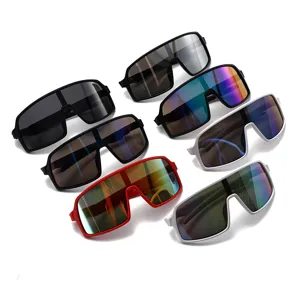 Gafas de sol ciclismo ninos deporte lente colorida pantalla visor aire libre ninos ninas