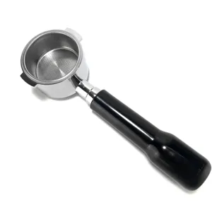 Portafiltro per caffè espresso da 51 mm senza fondo con cestello in acciaio inossidabile