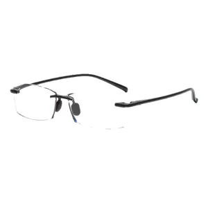 TR90 Blaulichtfilter Lesebrille Schnittkante Retro quadratische Lesebrille Damen Herren