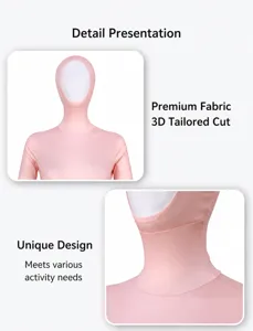 Rosa Spandex Body Detailansicht, elastischer Stoff, bequeme Passform und saubere Naht.