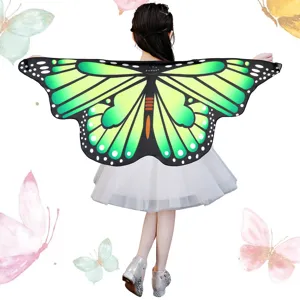 Kids butterfly cloak Halloween printed little butterfly cape costume wing shawl outfit