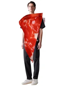 Funny pizza slice costume for Halloween, cosplay parties, and fun food event dressing.
