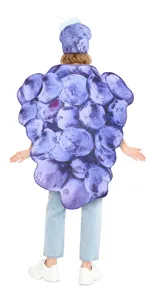 Halloween grape costume adult fruit party cosplay outfit funny stage performance apparel clothing