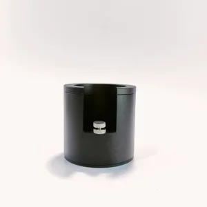 Black metal coffee tamper holder base stand for 51 54 58mm portafilter storage station