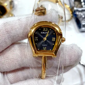 Montre Bracelet Quartz SUNLIFEX Élégant Design Mors Cheval Luxe Mode Cadeau Tendance