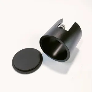 Black aluminum alloy coffee tamper holder stand base espresso distribution tool accessory main
