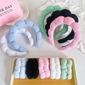 Diadema de nube suave maquillaje spa conjunto accesorios para el cabello de mujer.
