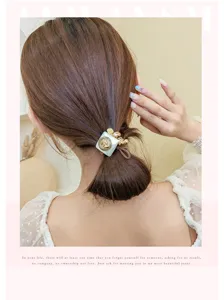 Cute bear hair tie sweet style elastic hair rope fashion pony tail holder hair accessories