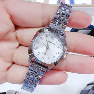 Γυναικείο Τετράγωνο Roloi Quartz Minimalist Stainless Steel Strap Business Casual Fashion Wristwatch