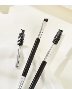 Professioneller doppelseitiger Augenbrauenpinsel und Bürste Make-up-Werkzeug für Augen.