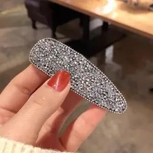 Glänzende Strass Haarklammer für Damen und Mädchen, funkelnde Kristall BB Haarspange.
