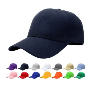 Unisex Casual Μονόχρωμο Ακρυλικό Καπέλο Μπέιζμπολ Έξι Πάνελ Σκληρή Κορυφή Προστασία από τον Ήλιο Ρυθμιζόμενο Αθλητικό Καπέλο για Άνδρες Γυναίκες