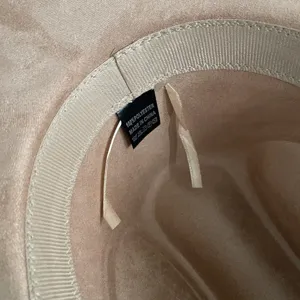 Chapeau de cowboy occidental en suède classique pour hommes et femmes, fedora britannique.