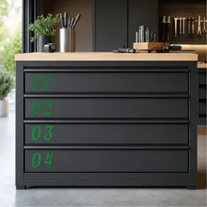 2 inch digital glitter stickers DIY self adhesive numbering labels for smooth surface decoration