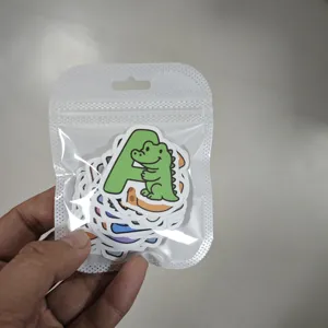 Schattige dierlijke alfabet stickers set 52 stuks waterdichte diy stickers voor kinderen