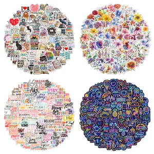 Adesivi in vinile impermeabili olografici assortiti per decorazione Kindle vista principale