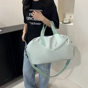 Grand Sac de Voyage Duffel Imperméable en Nylon Sac de Sport Gym Séparation Sec Humide Entraînement Yoga Bagages Pour Femme Homme