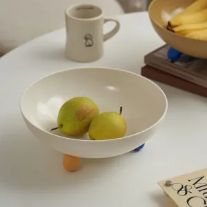 Piatto di Frutta in Plastica Minimalista Ciotola di Conservazione Moderna