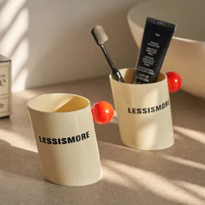 Bauhaus Mundbecher minimalistischer Zahnbürstenhalter Badbecher Haushalts Waschbecher langlebig