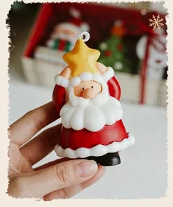 Christmas Santa Claus scented candle desktop decoration festive gift home decor fragrant candle