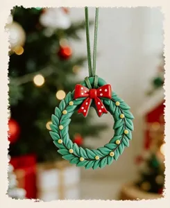Christmas wreath scented ornament pendant festive tree hanging decoration home decor