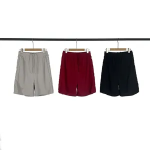 Ανδρικά Casual Shorts High Street Καλοκαιρινά Αθλητικά Shorts Παραλίας Κεντημένα Γράμματα Straight Fit Κορδόνι