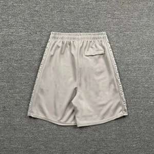 Casual σορτς streetwear unisex με ανάγλυφα γράμματα αναπνεύσιμα σορτς παραλίας πέντε τετάρτων