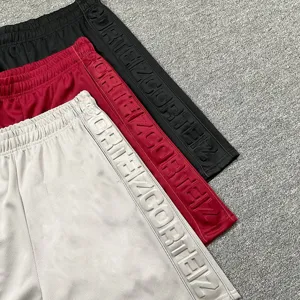 Corteiz ανάγλυφο mesh casual σορτς για άνδρες και γυναίκες, αθλητικό παντελόνι παραλίας.