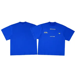 23SS American high street casual short sleeve T-shirt with graphic print, front and back detail.