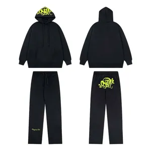 Completo felpa con cappuccio e pantaloni sportivi Y2K con lettere S&Y per uomo e donna.