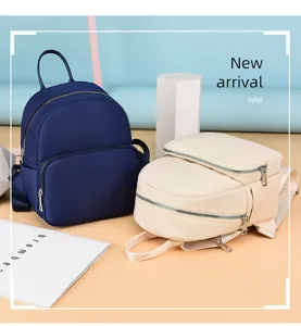 Dames Mode Effen Kleur Oxford Stof Casual Rugzak Anti-diefstal Reizen Schooltas Dagelijkse Woon-werkverkeer Rugzak