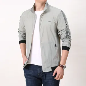 Men's lightweight outdoor sports sun protection skin jacket quick-dry breathable casual running