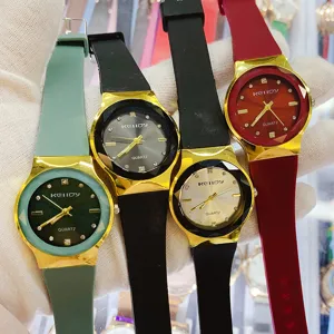 Montre quartz femme bracelet silicone elegante decontractee montre bracelet mode accessoire