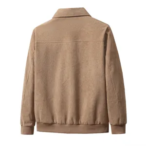 Heren corduroy jas casual herfst business stijlvolle jas retro revers comfortabele kleding