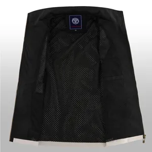 Andriko casual gilet me diktyoti ependysi gia anoixi fthinoporo amanikoto top size XS