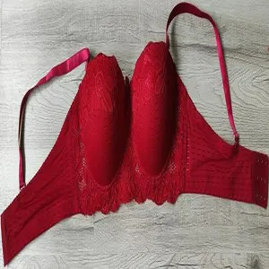 Bellissimo reggiseno push-up in pizzo taglie forti mezza coppa sexy lingerie dettaglio