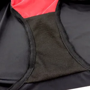 Close-up detail of women's breathable underwear crotch showing fine stitching and soft fabric.