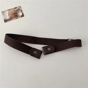 Ceinture élastique invisible sans boucle sangle de taille extensible pour jean pantalon.