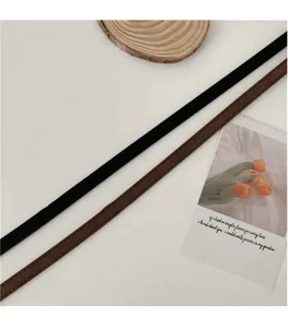 Thin leather belt women black brown minimalist decorative strap for dress jeans trousers